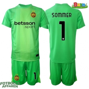 Inter Milan Yann Sommer #1 Målvakt Tredjeställ Barn 2025-26 Kortärmad (+ Korta byxor)